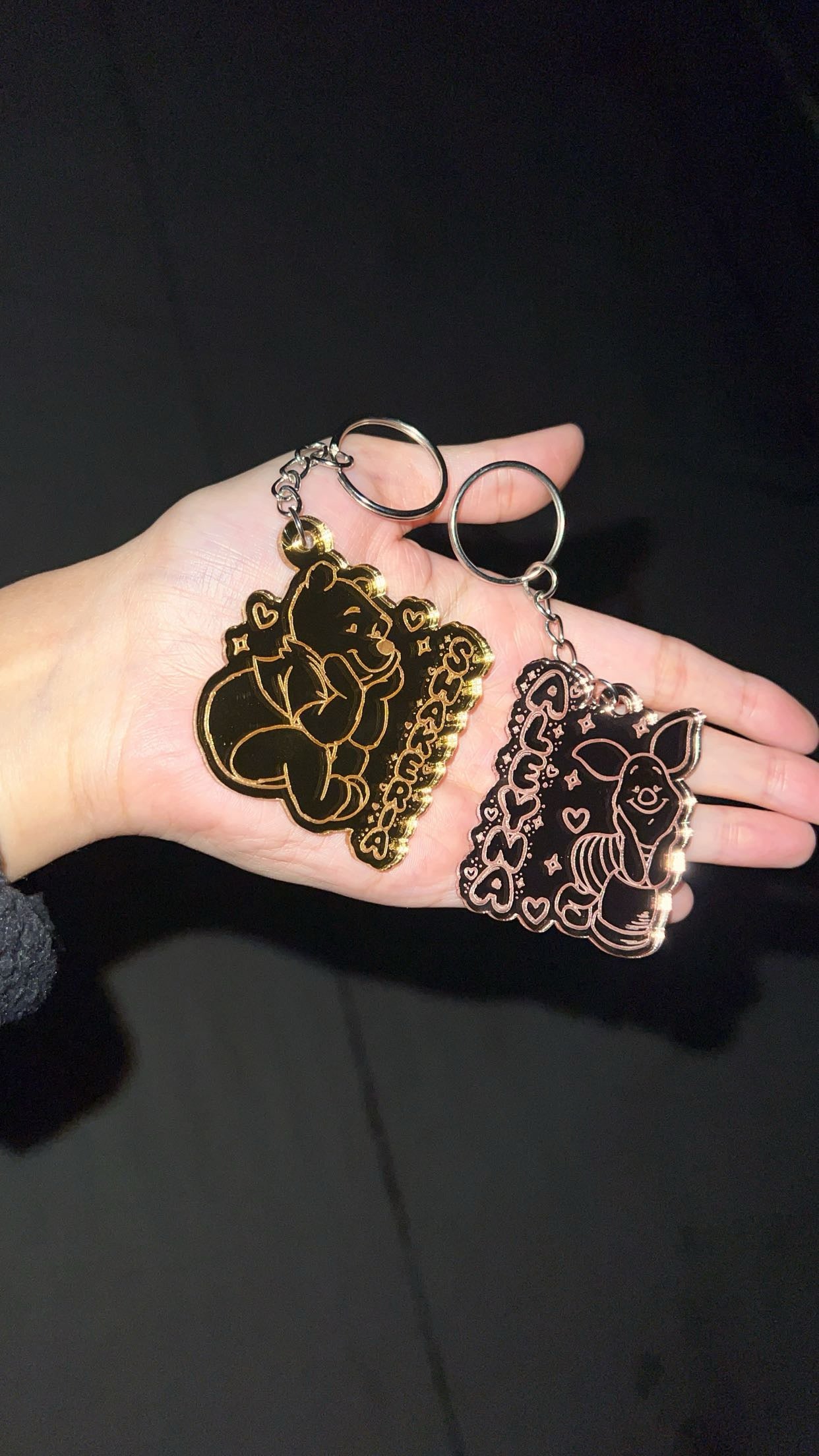 POOH-PIGLET KEYCHAIN