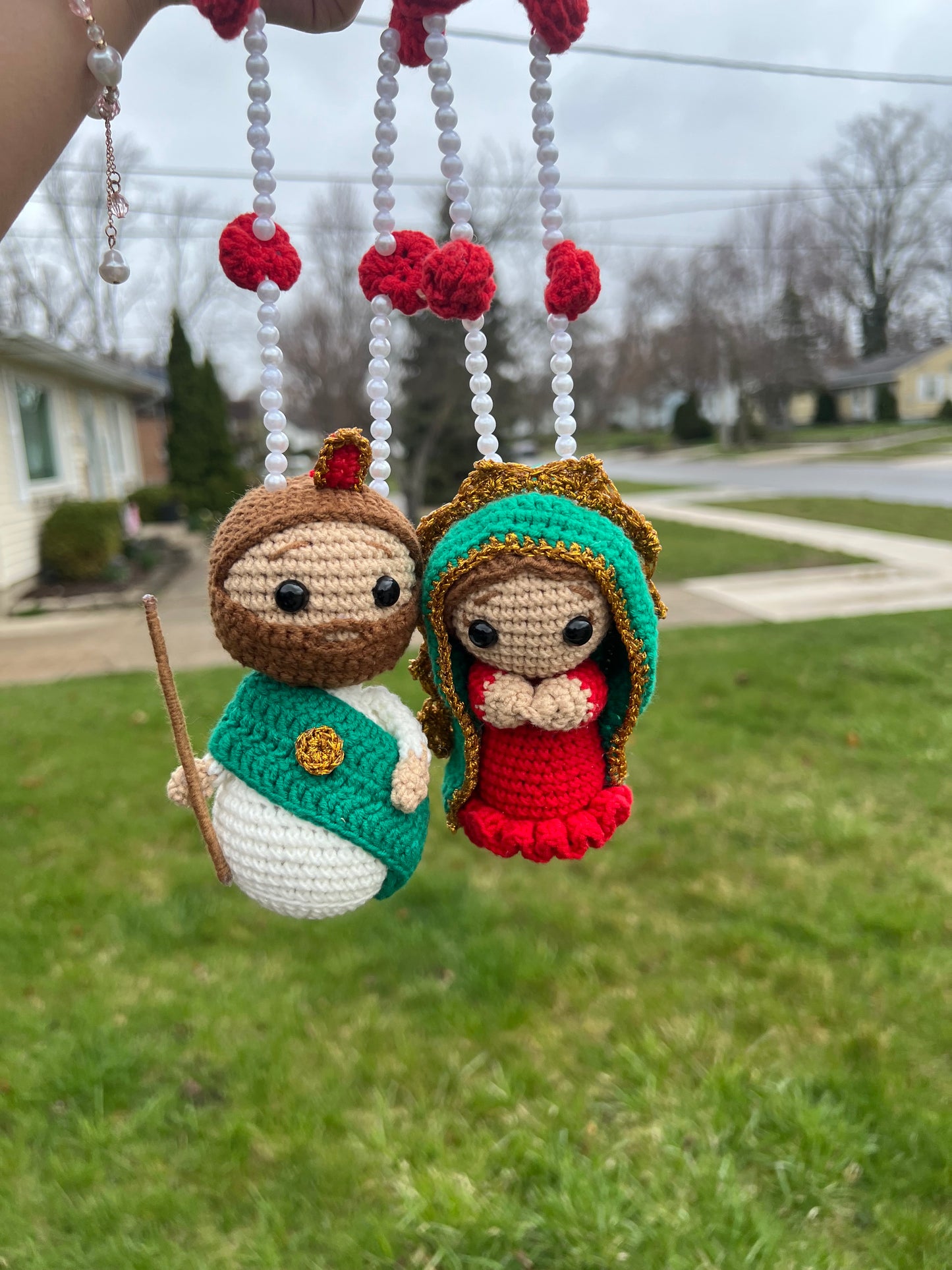 Crocheted Virgencita or San Juditas