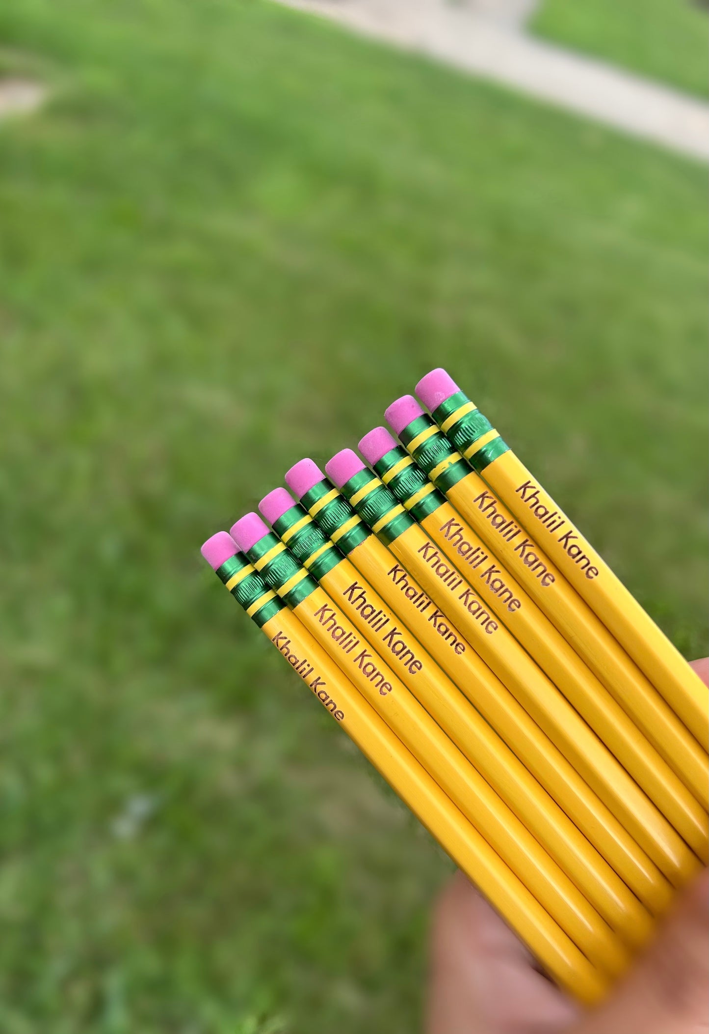 12 Personalized Pencils