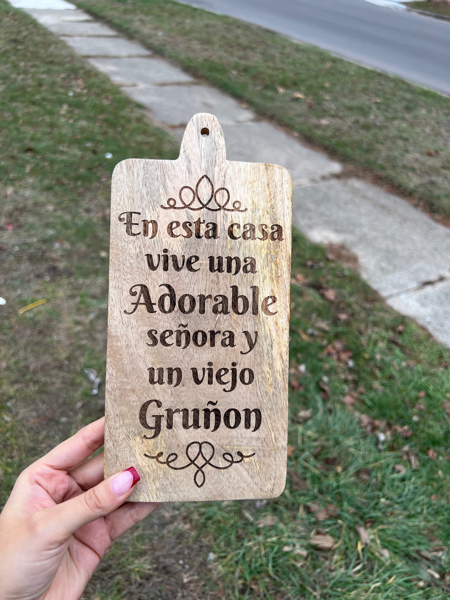 Adorable señora… viejo gruñon