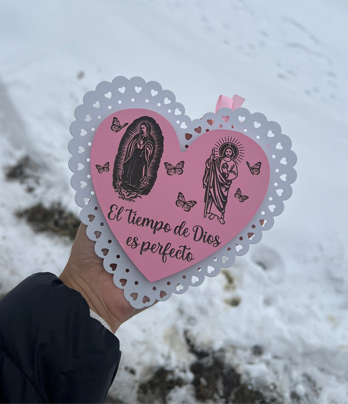 El tiempo de Dios… pink heart
