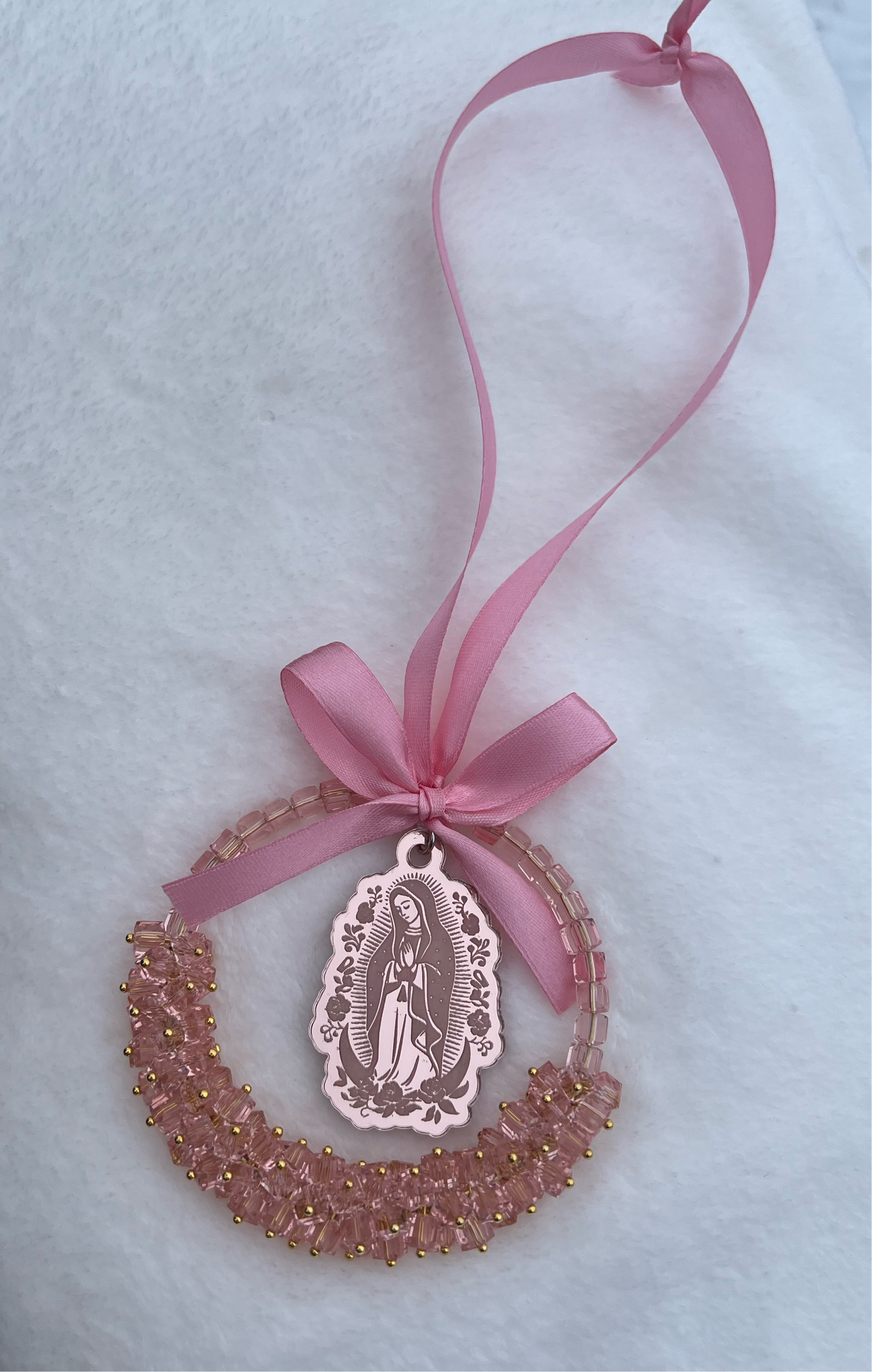 Virgencita car charm
