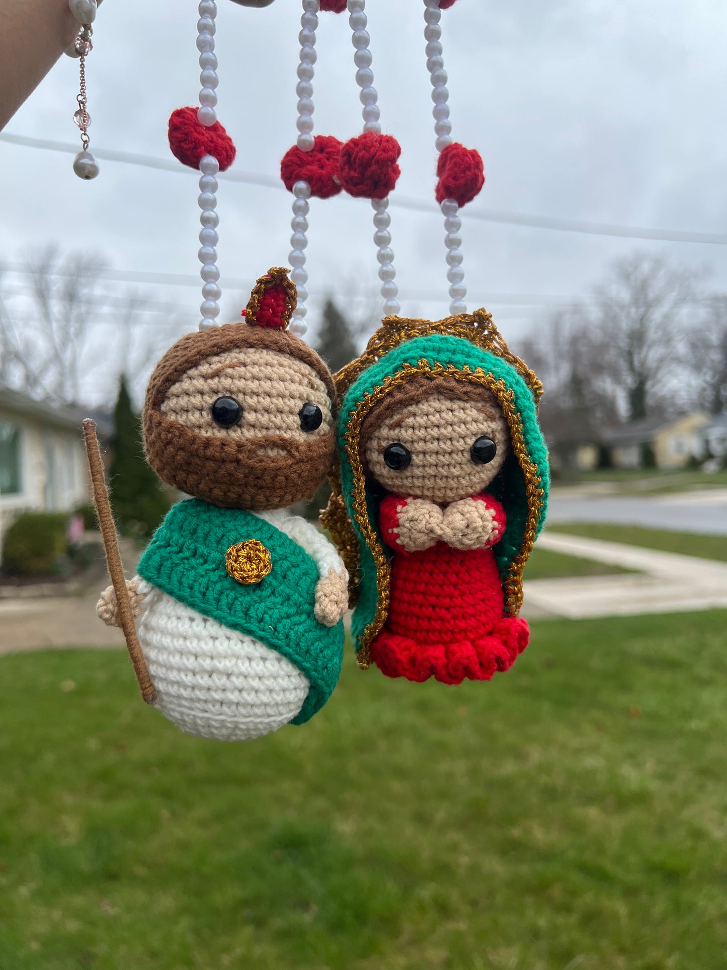 Crocheted Virgencita or San Juditas