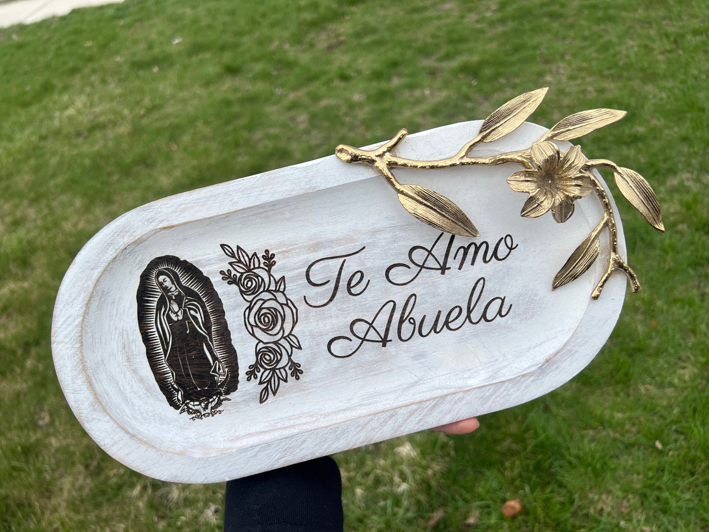 Abuela -Virgencita Tray