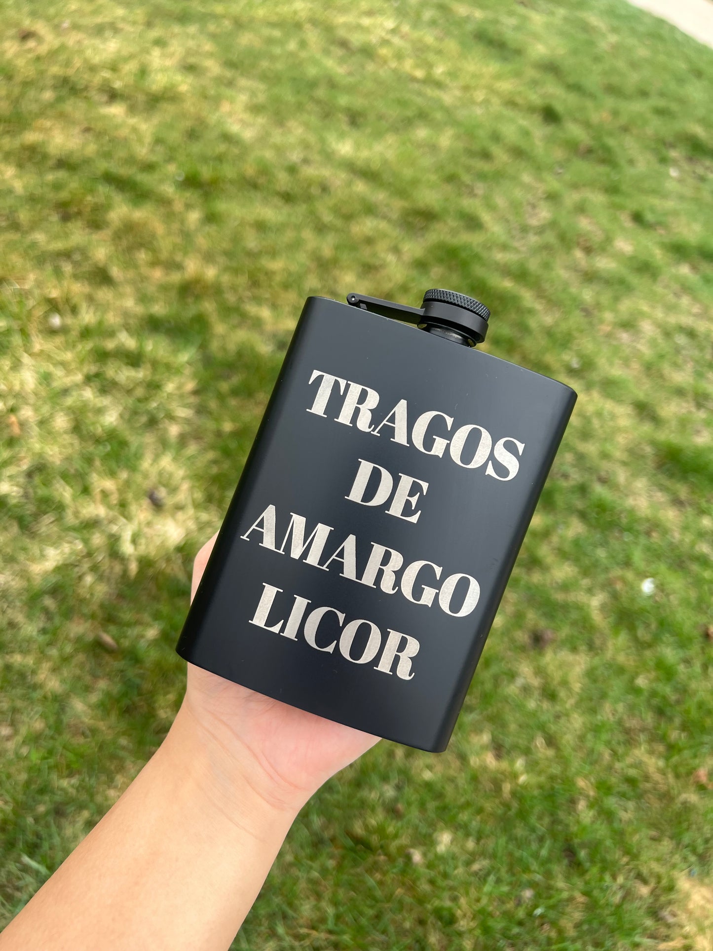 Engraved Flask