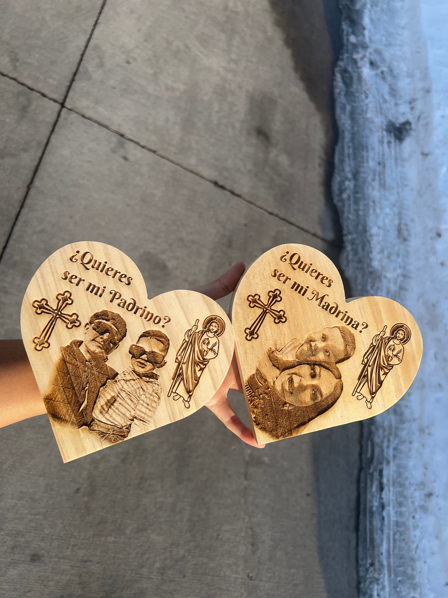 Engraved heart