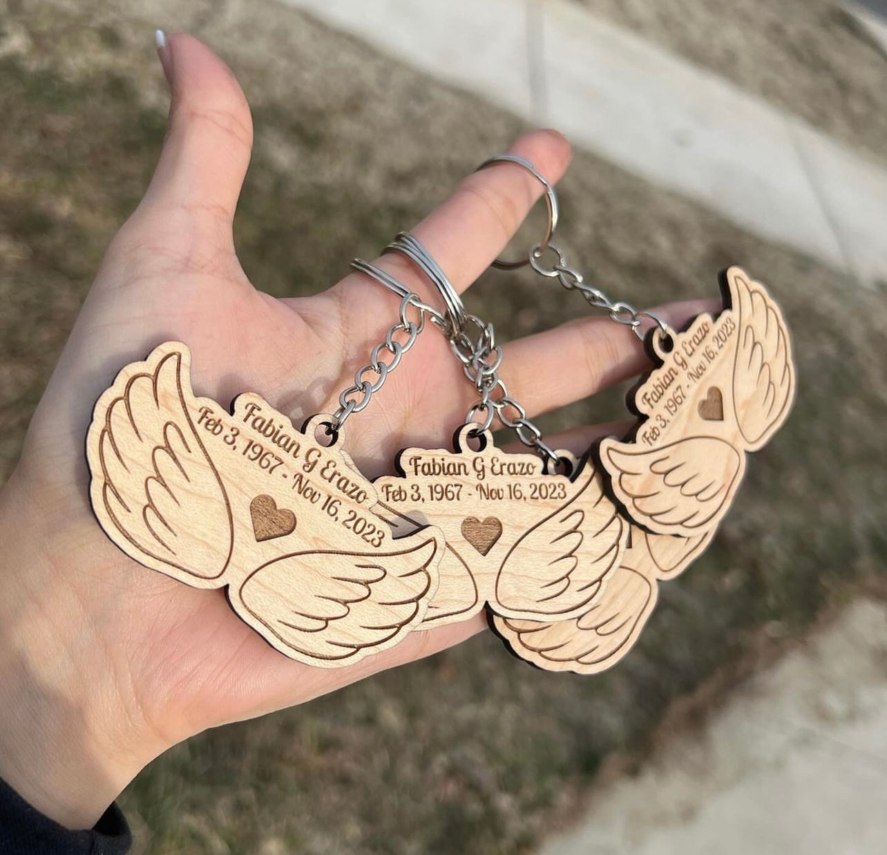 Wings Keychain