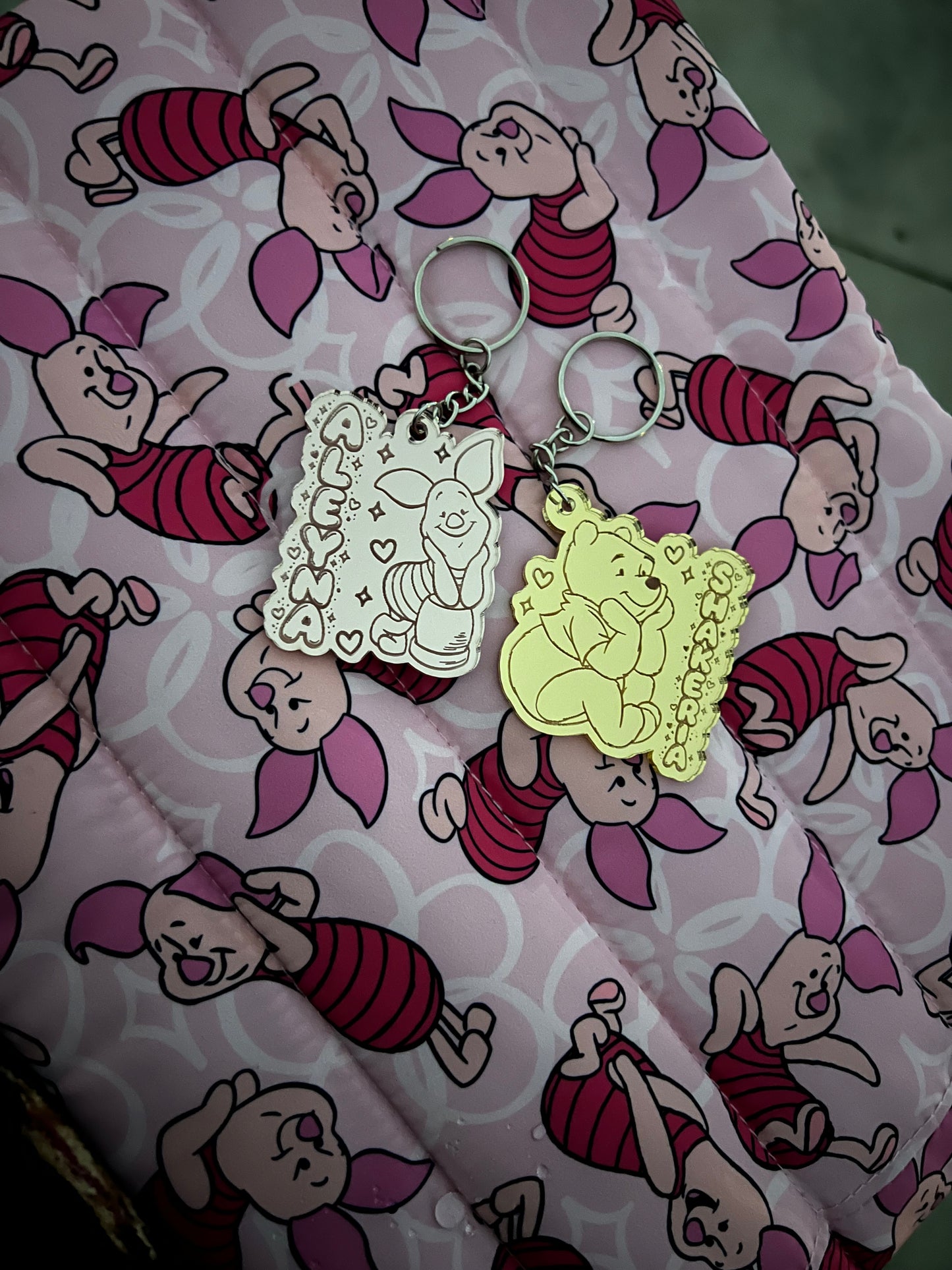 POOH-PIGLET KEYCHAIN