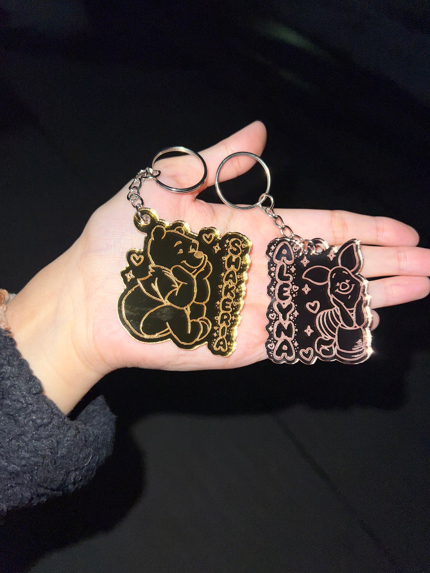 POOH-PIGLET KEYCHAIN