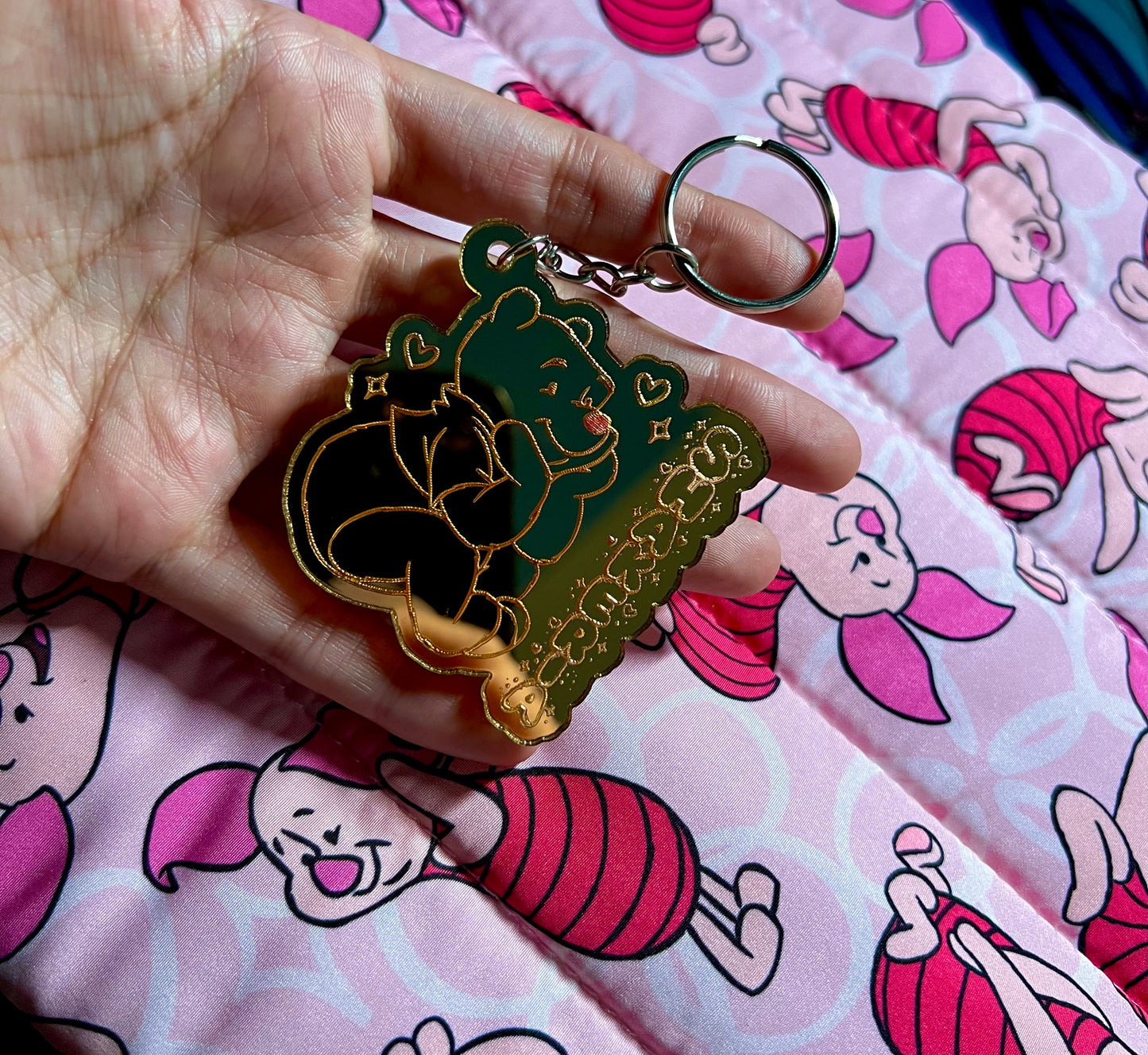 POOH-PIGLET KEYCHAIN