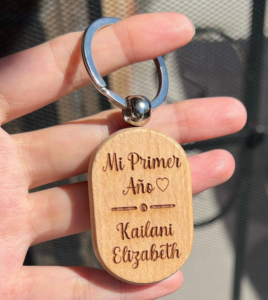 12 Custom Oval Keychains
